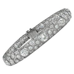 Gorgeous Platinum 11.77 Carat All Diamond Bracelet