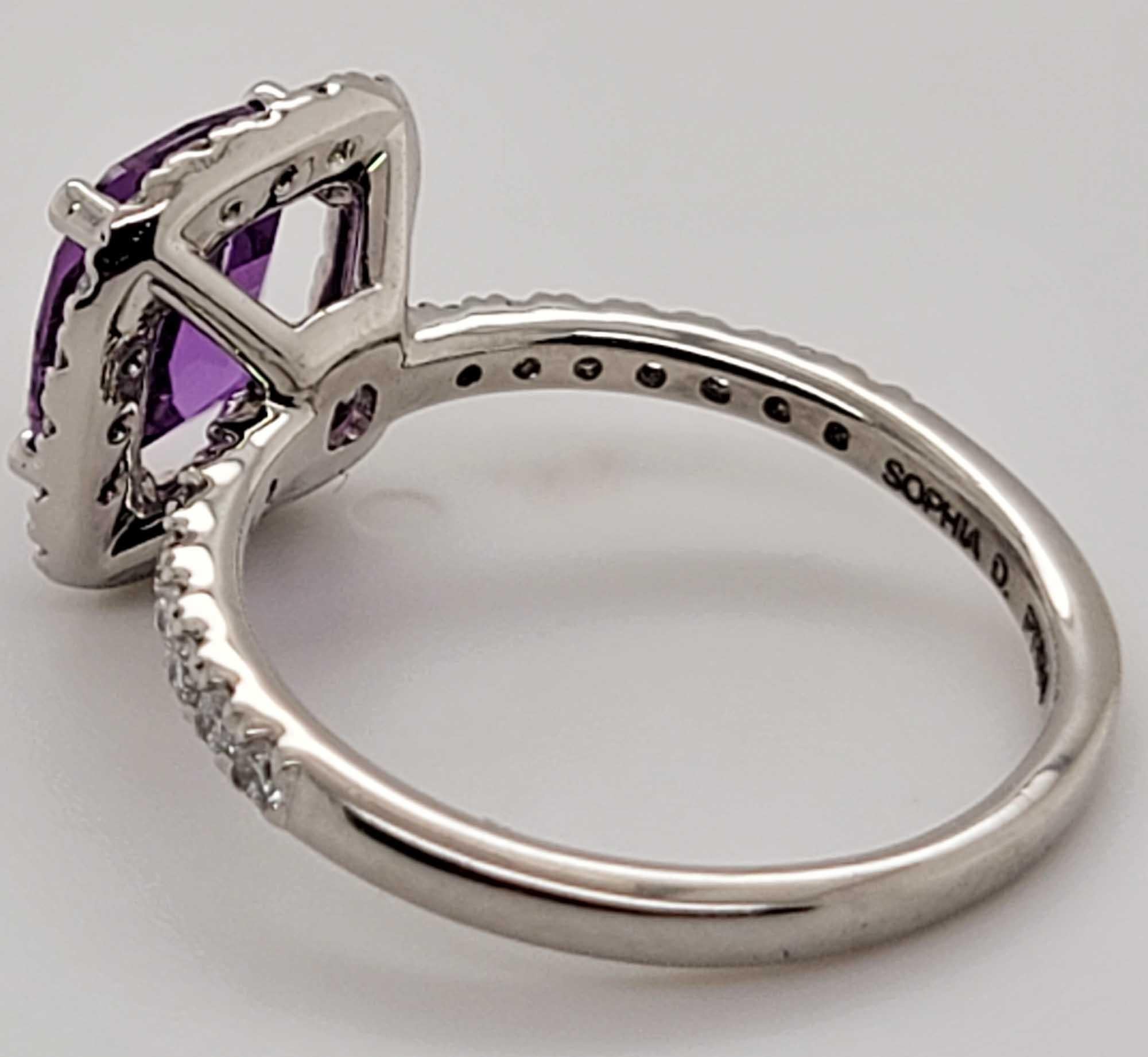 Art Deco Gorgeous Platinum 2.11 Carat Pink Sapphire Ring