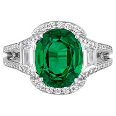 Sophia D. 3.69 Carat Emerald Ring