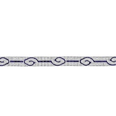Sophia D. 5.47 Carat Sapphire and Diamond Platinum Bracelet