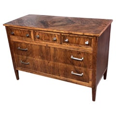 Gorgeous, rare French Olivewood commode 