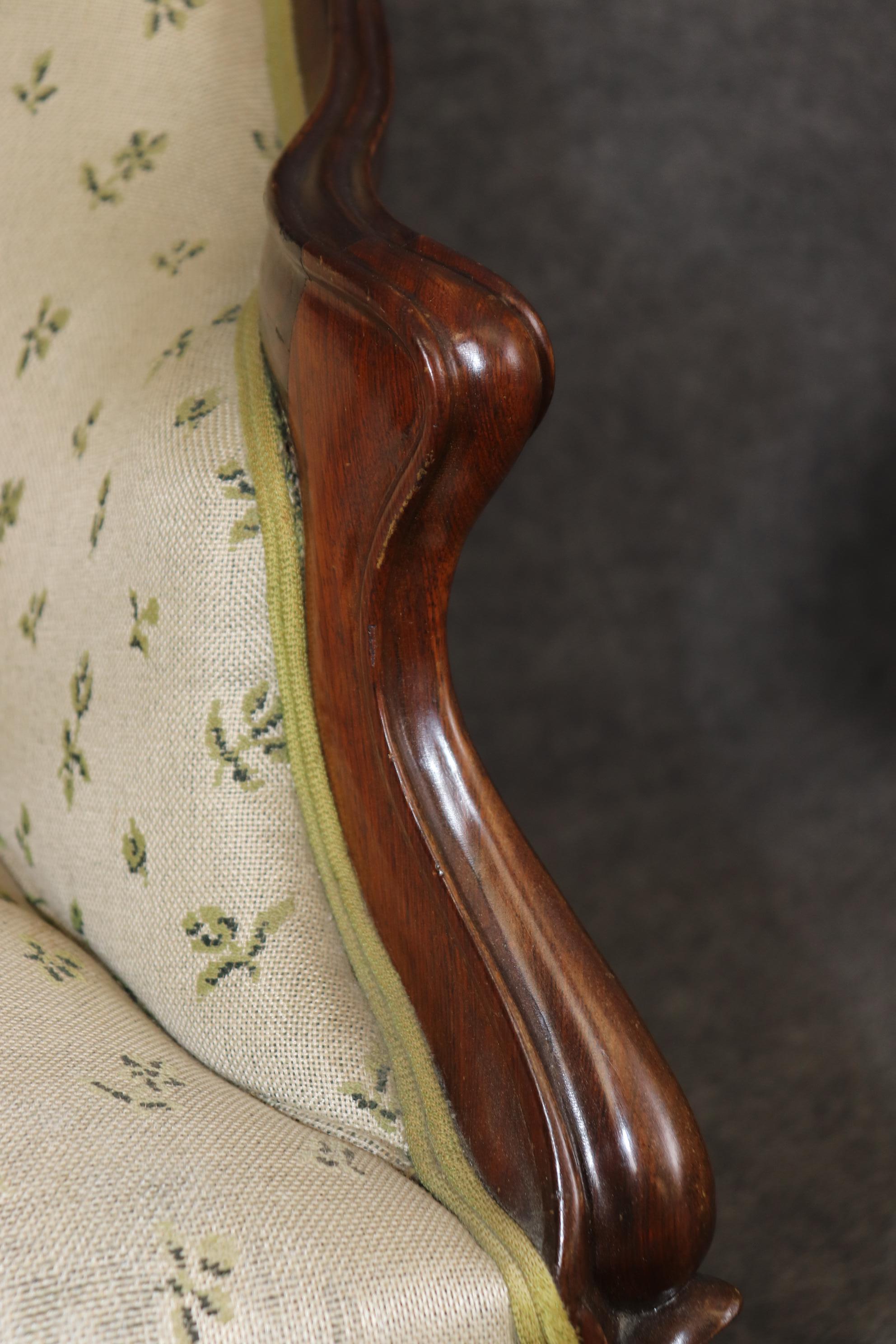 Gorgeous Rare Pair of Belter Attributed Meridians Chaises Recamiers Circa 1870 1