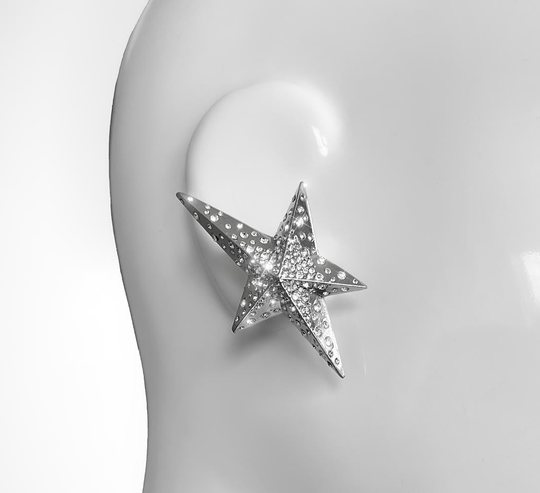 Women's Gorgeous Rare Thierry Mugler ‘Angel’ Star Collier and Earring Set For Sale