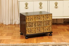 Gorgeous Restored Pair of Mediterranean Treasure Chests by Widdicomb, circa 1965