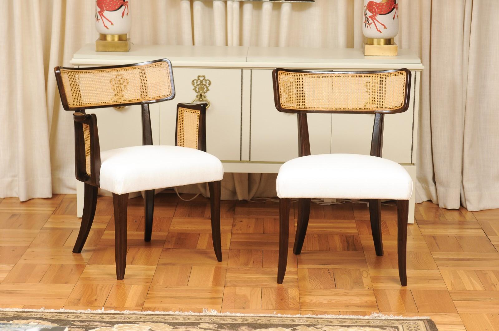 These magnificent dining chairs are shipped as professionally photographed and described in the listing narrative, completely installation ready. Expert custom upholstery service is available.

The rarest of the rare, an exceptional, meticulously
