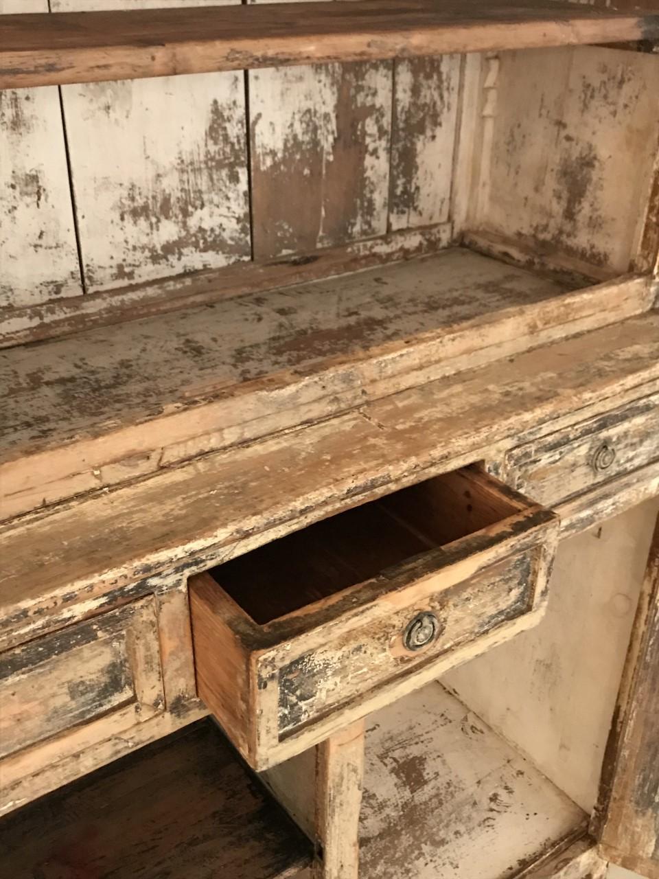 antique crockery cabinet