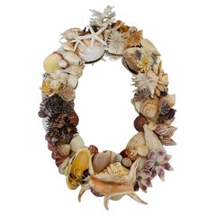 Gorgeous Sea Shell Encrusted Wall Mirror