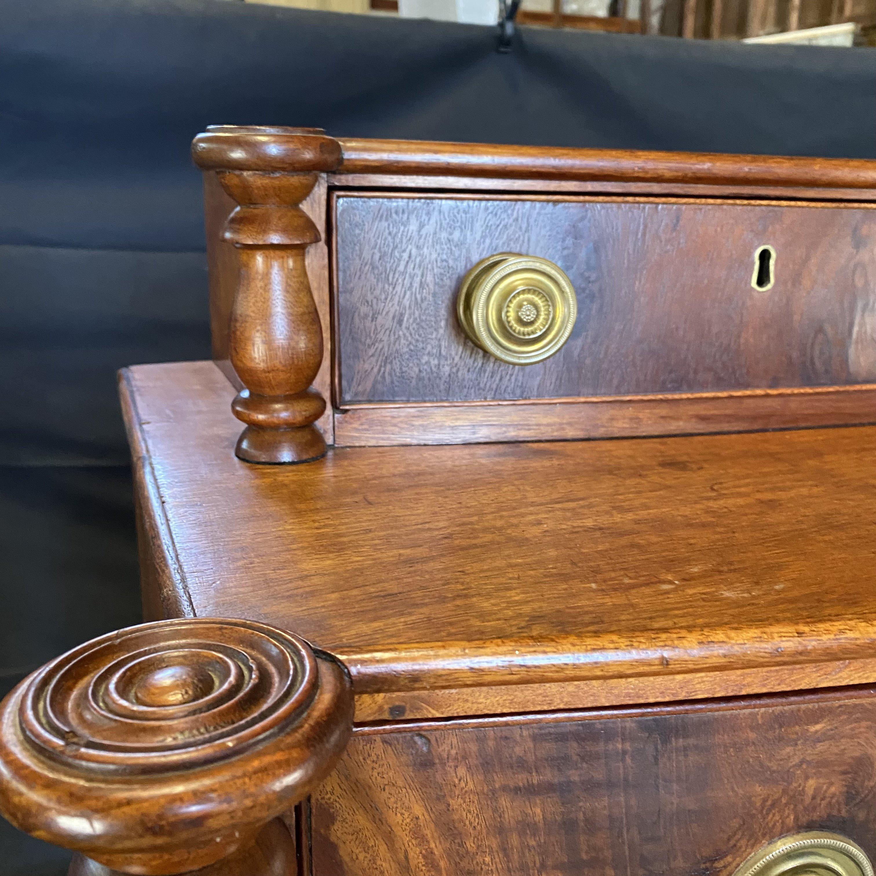 Gorgeous Sheraton Step Back Barley Twist Chest of Drawers 6