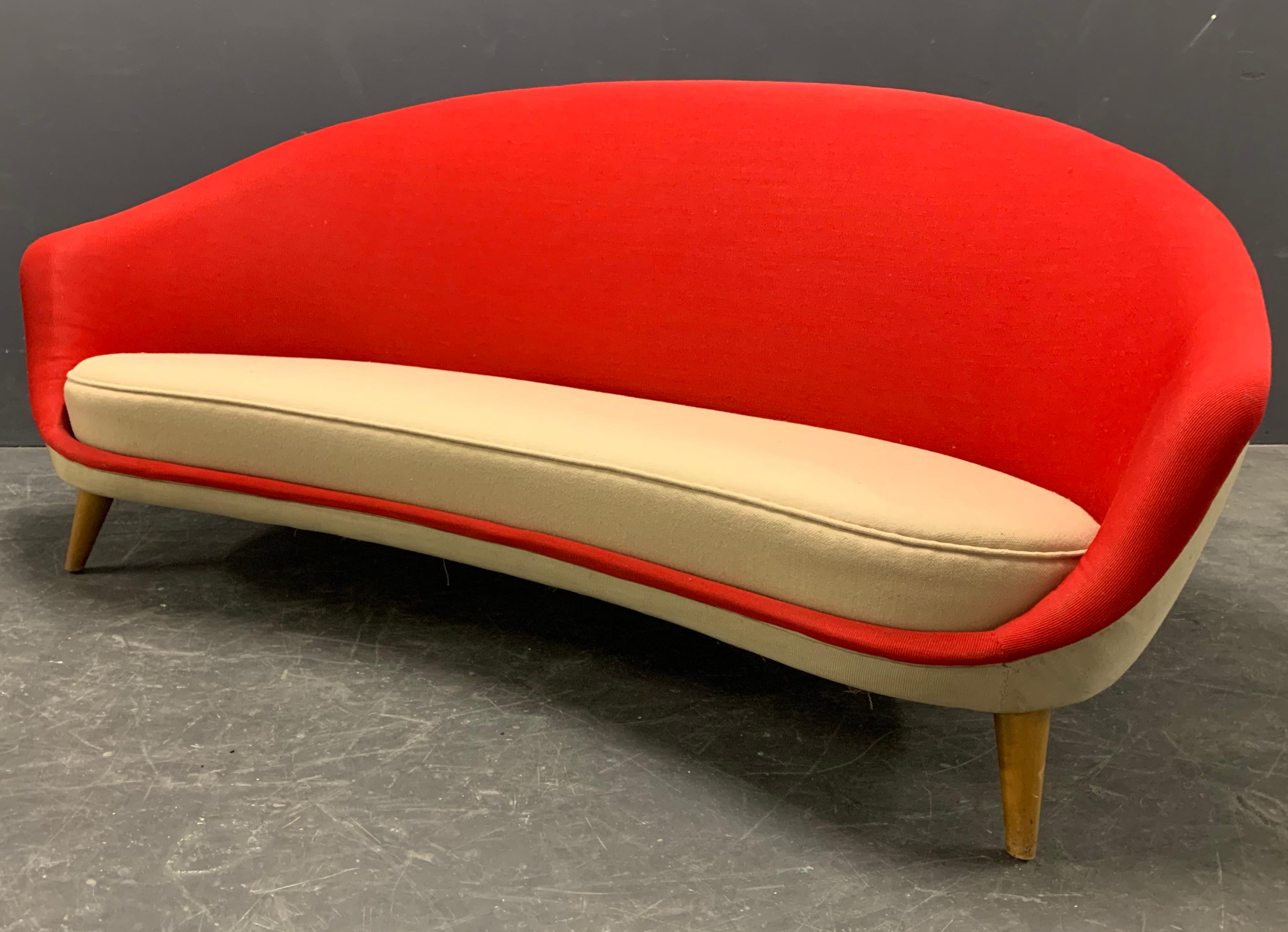 Mid-Century Modern Gorgeous Sofa  For Sale