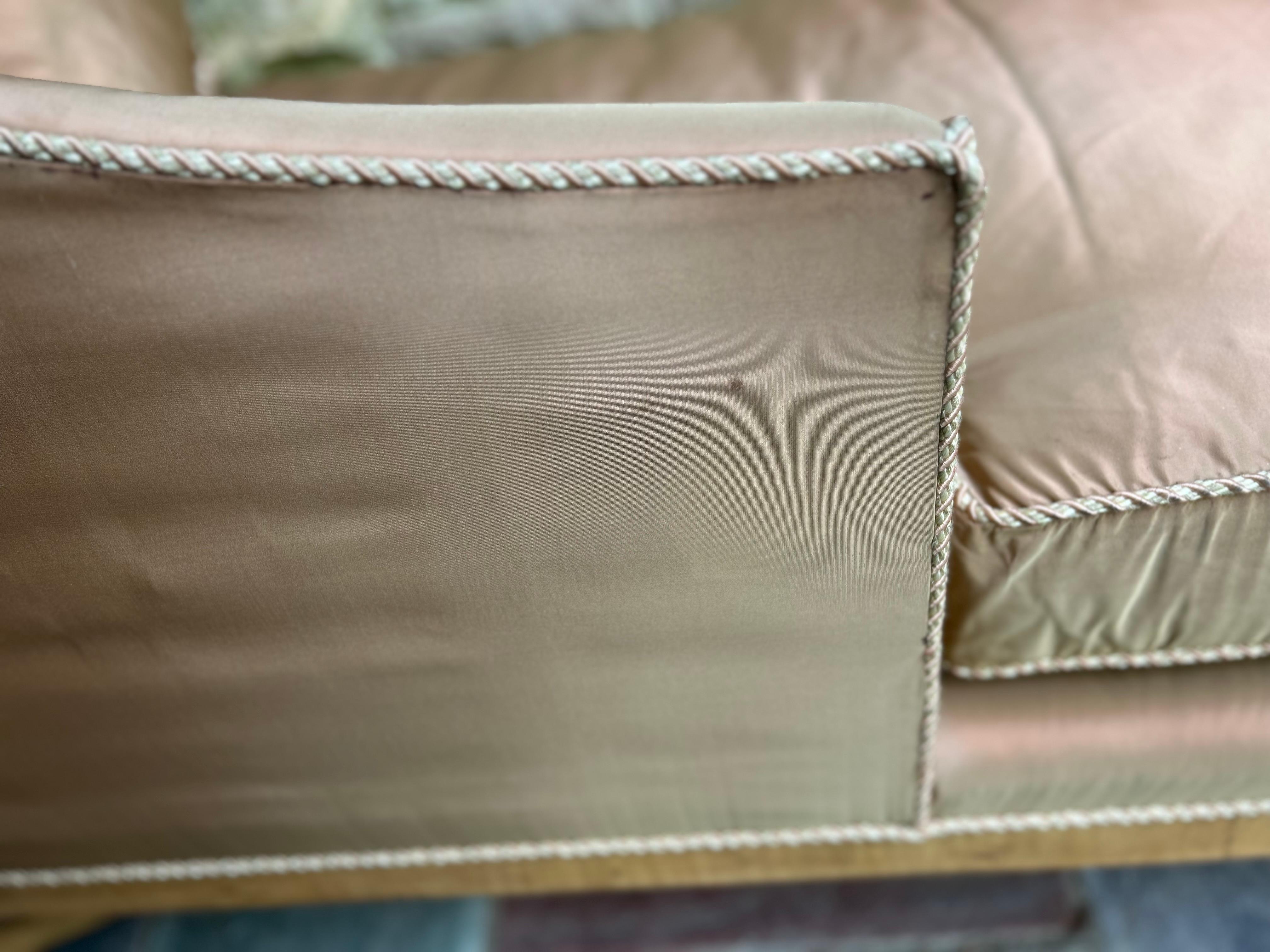 Gorgeous Swaim Neoclassical Chaise Lounge For Sale 14
