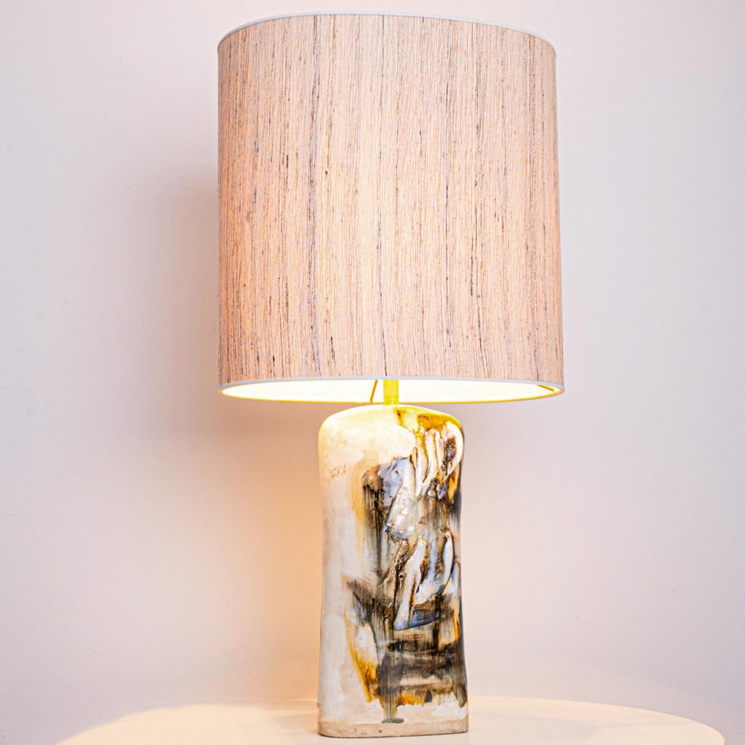Ceramic Gorgeous Table Lamp by Jeppe Hagendorn, Denmark 1960s For Sale