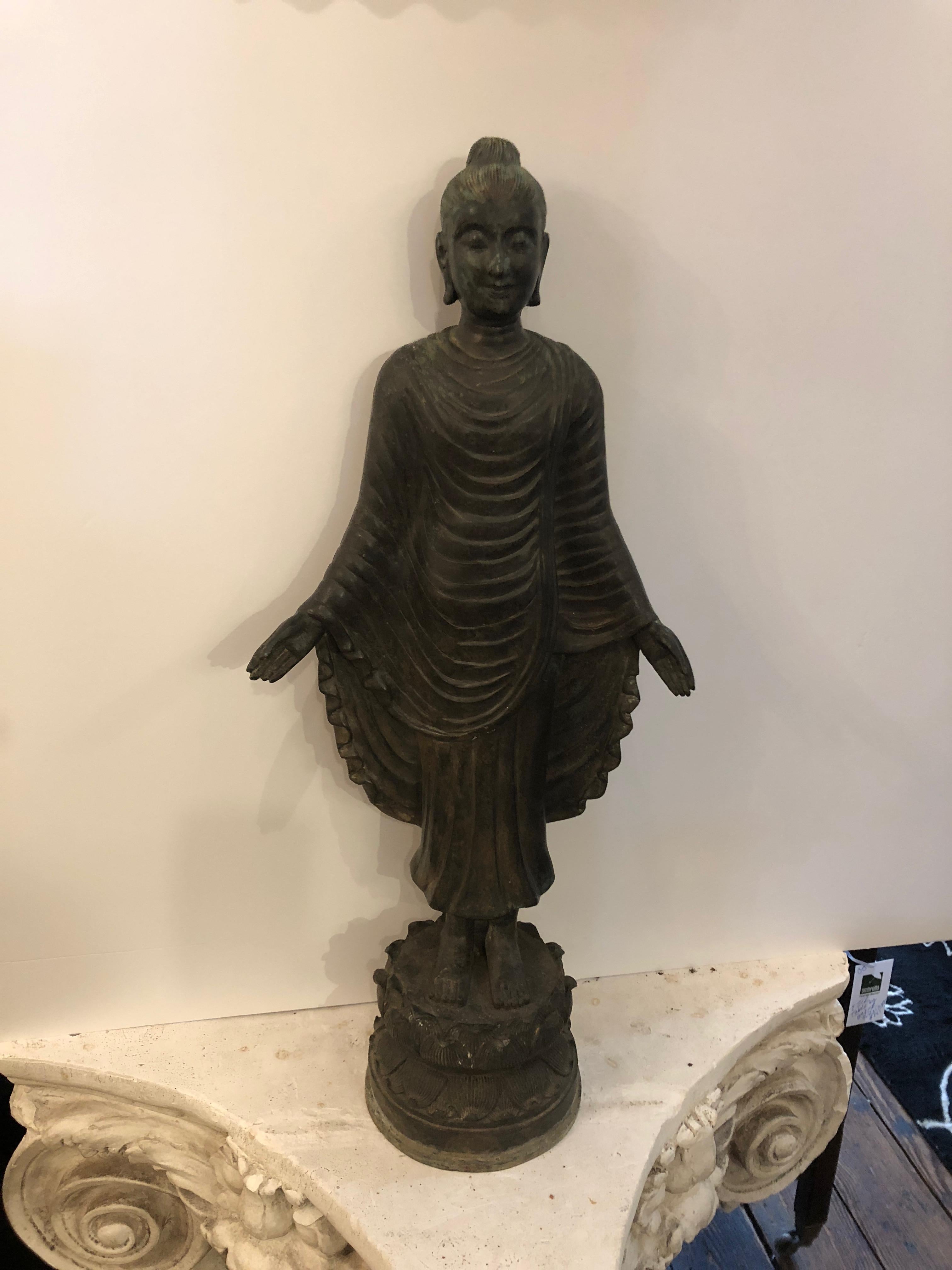Gorgeous Thai Buddha Bronze Statue 6