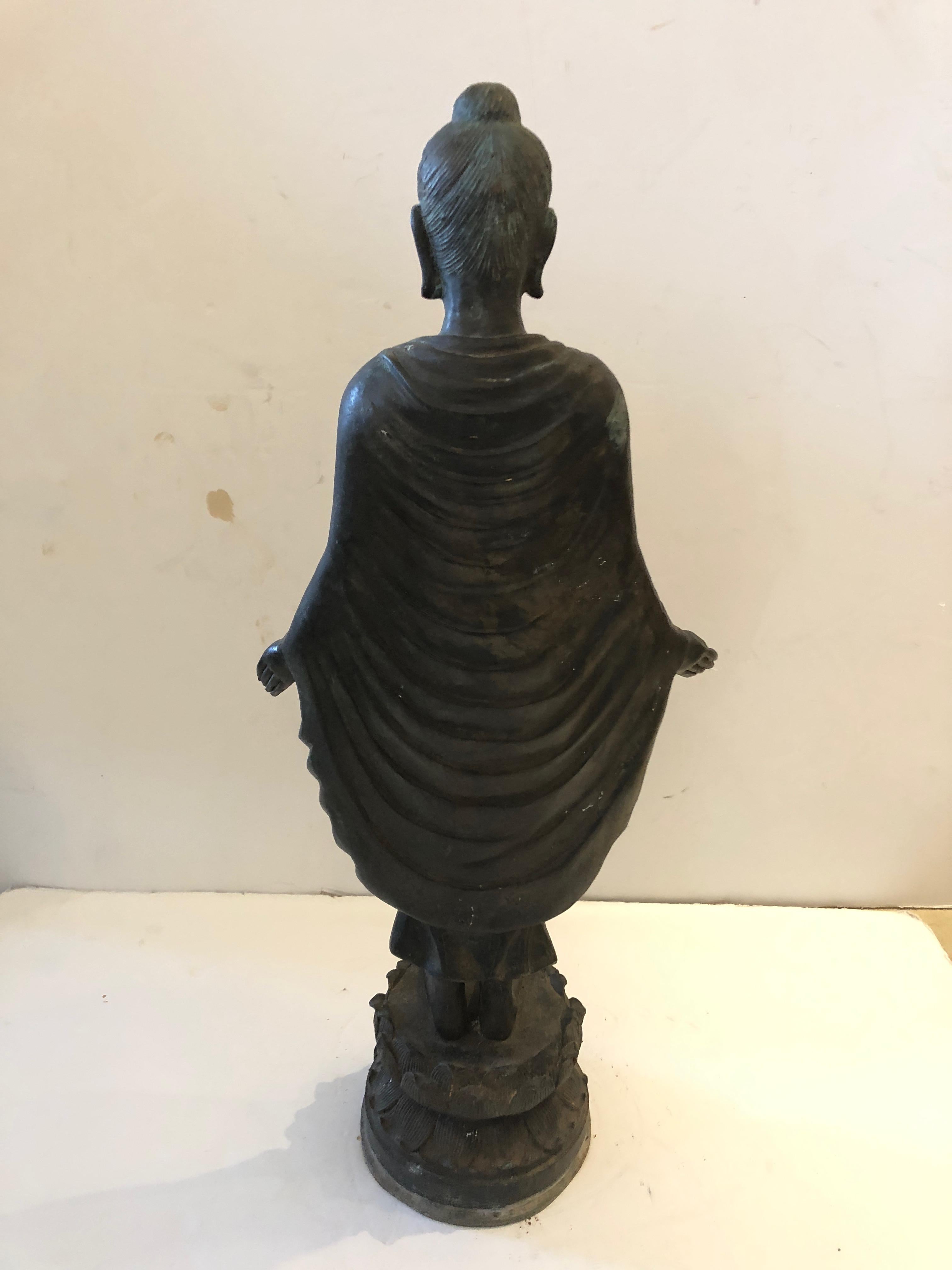 Gorgeous Thai Buddha Bronze Statue 2