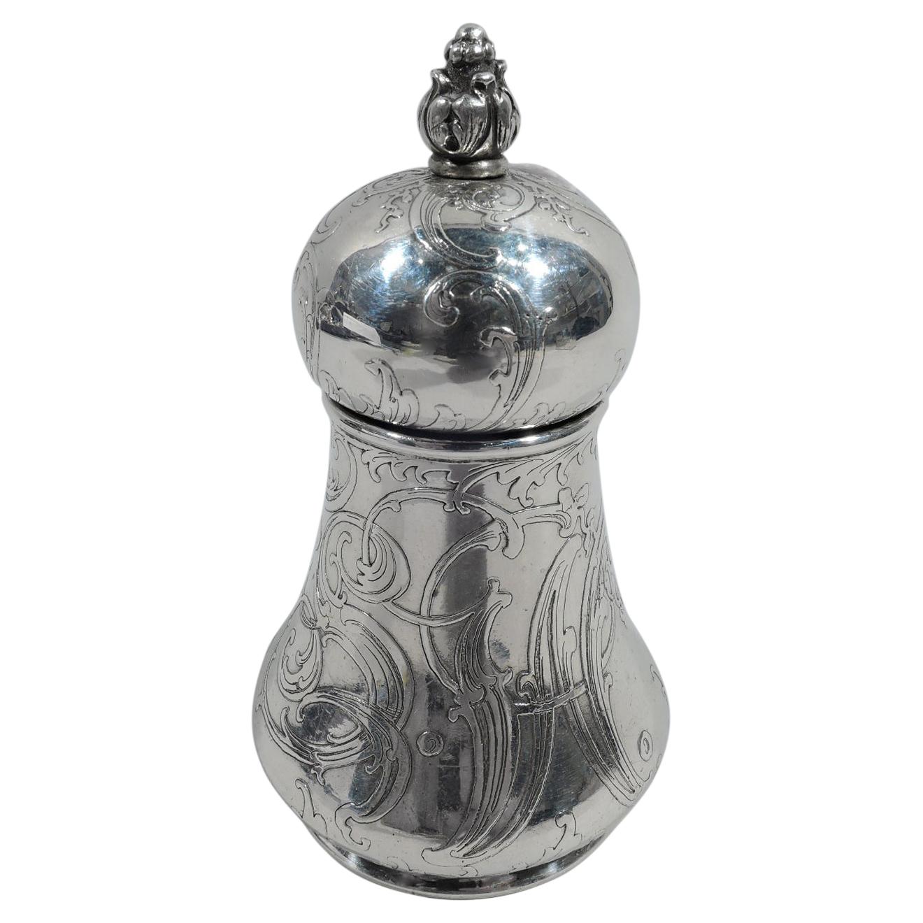 Gorgeous Tiffany & Co. American Art Nouveau Sterling Silver Pepper Mill
