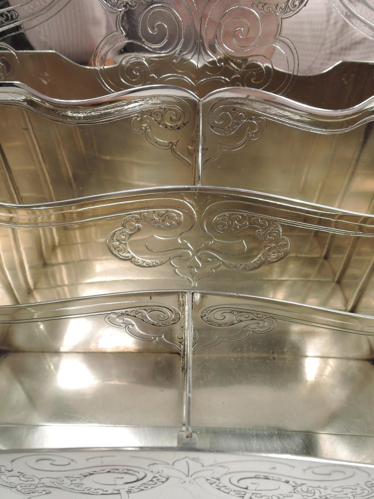 Gorgeous Tiffany and Co. Art Nouveau Sterling Silver Letter Rack For ...