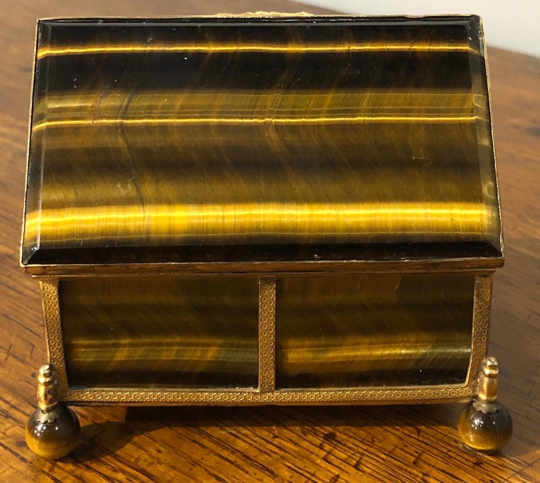 Gorgeous Tiger's Eye Striped Box 4
