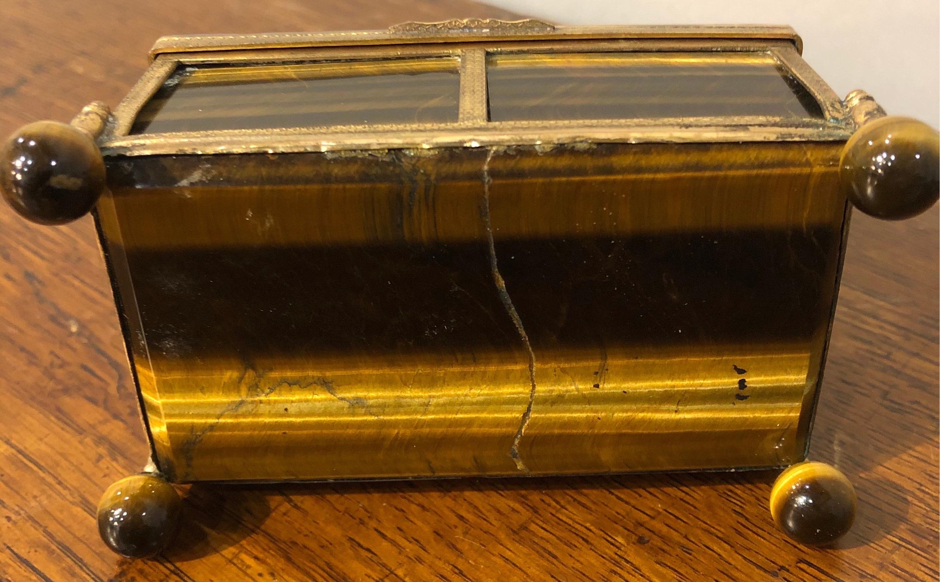 Gorgeous Tiger's Eye Striped Box 6