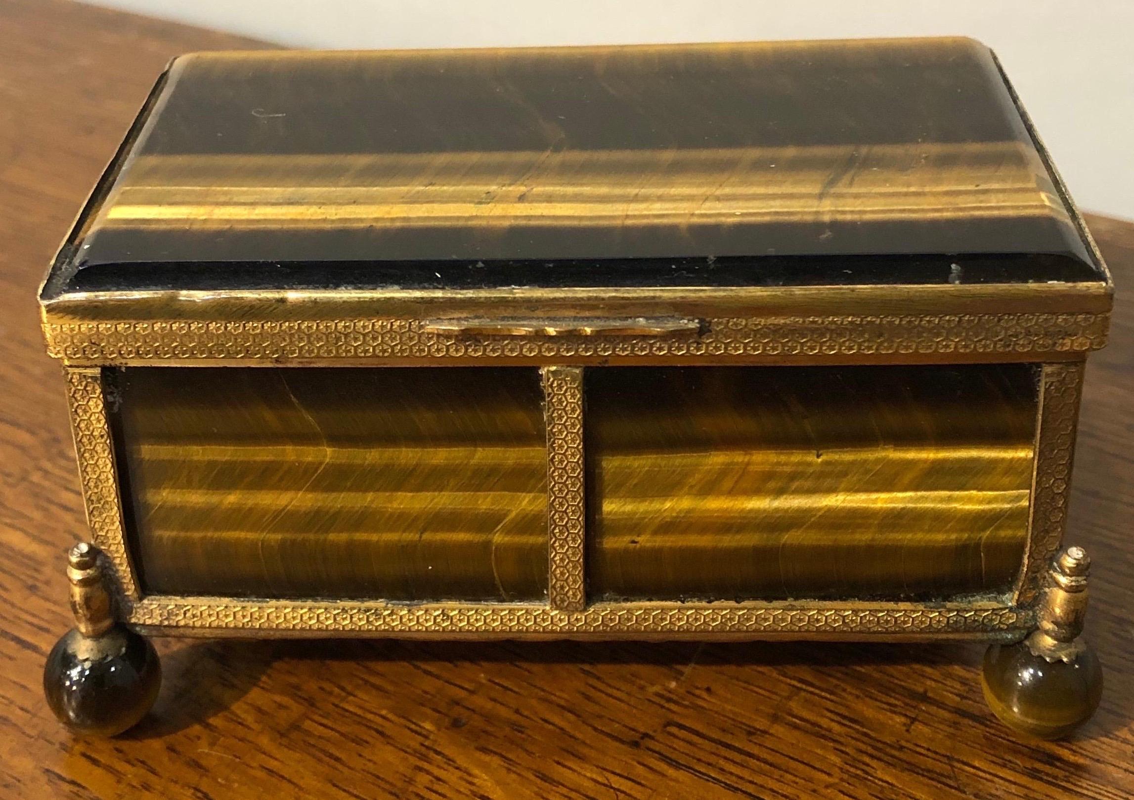 Gorgeous Tiger's Eye Striped Box 1
