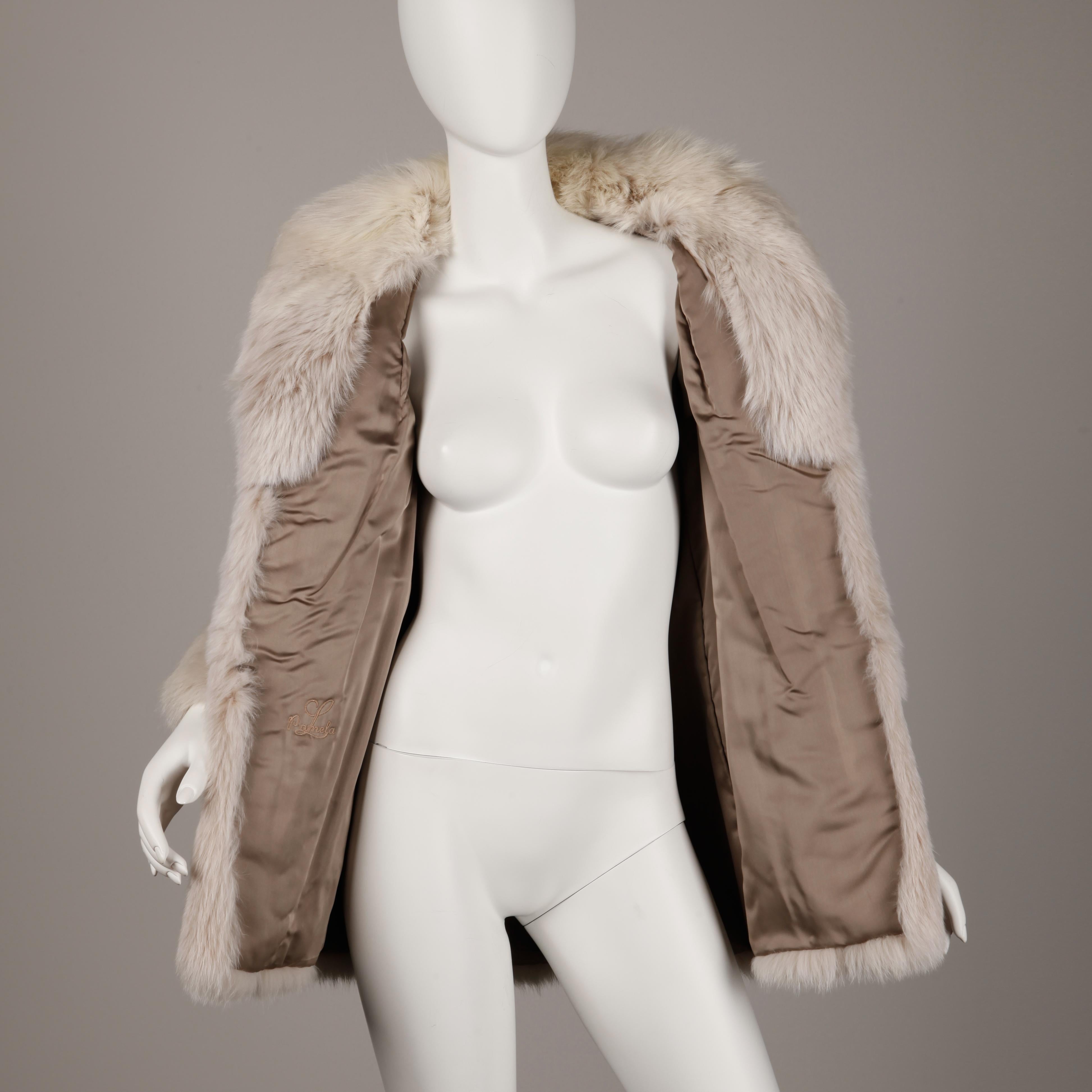 Gorgeous Vintage Chubby Arctic Fox Fur Coat/ Jacket 1