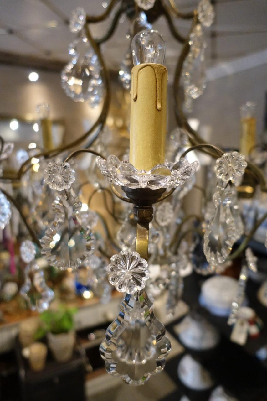 Gorgeous Vintage French Crystal Chandelier In Good Condition In Copenhagen K, DK