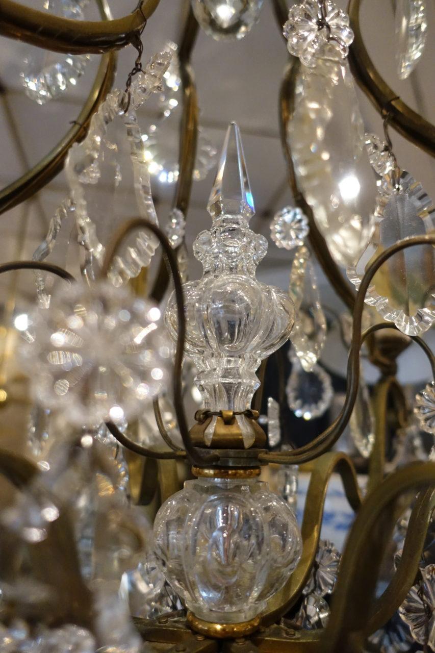 Gorgeous Vintage French Crystal Chandelier 1