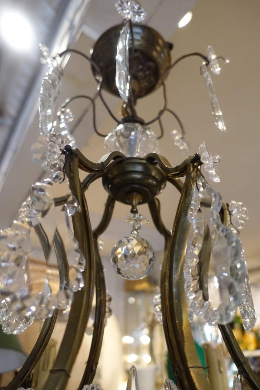 Gorgeous Vintage French Crystal Chandelier 2