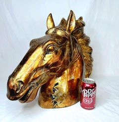 Gorgeous Vintage Horse Head Sculpture