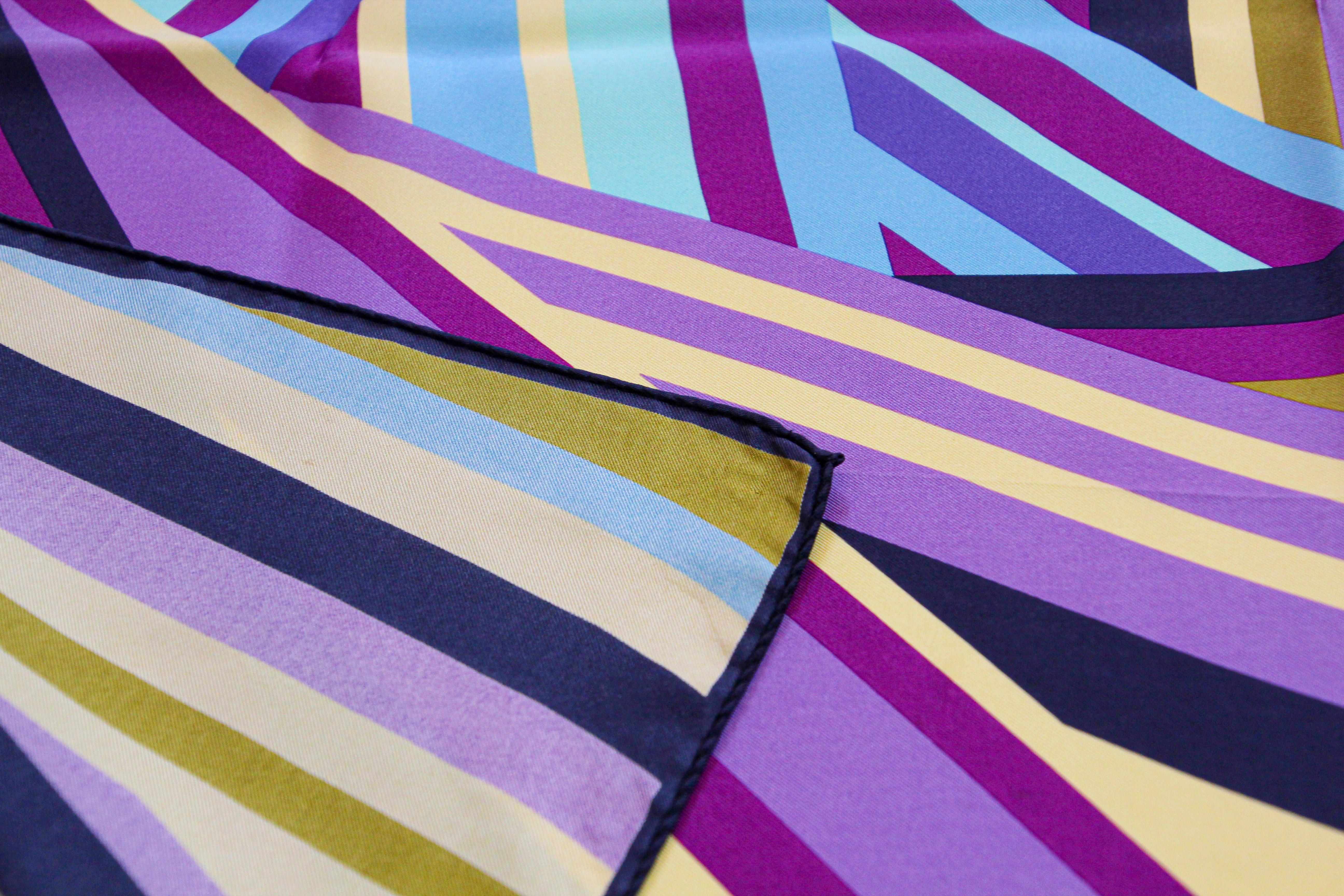 Gorgeous Vintage Multicolor Missoni Silk Scarf 3