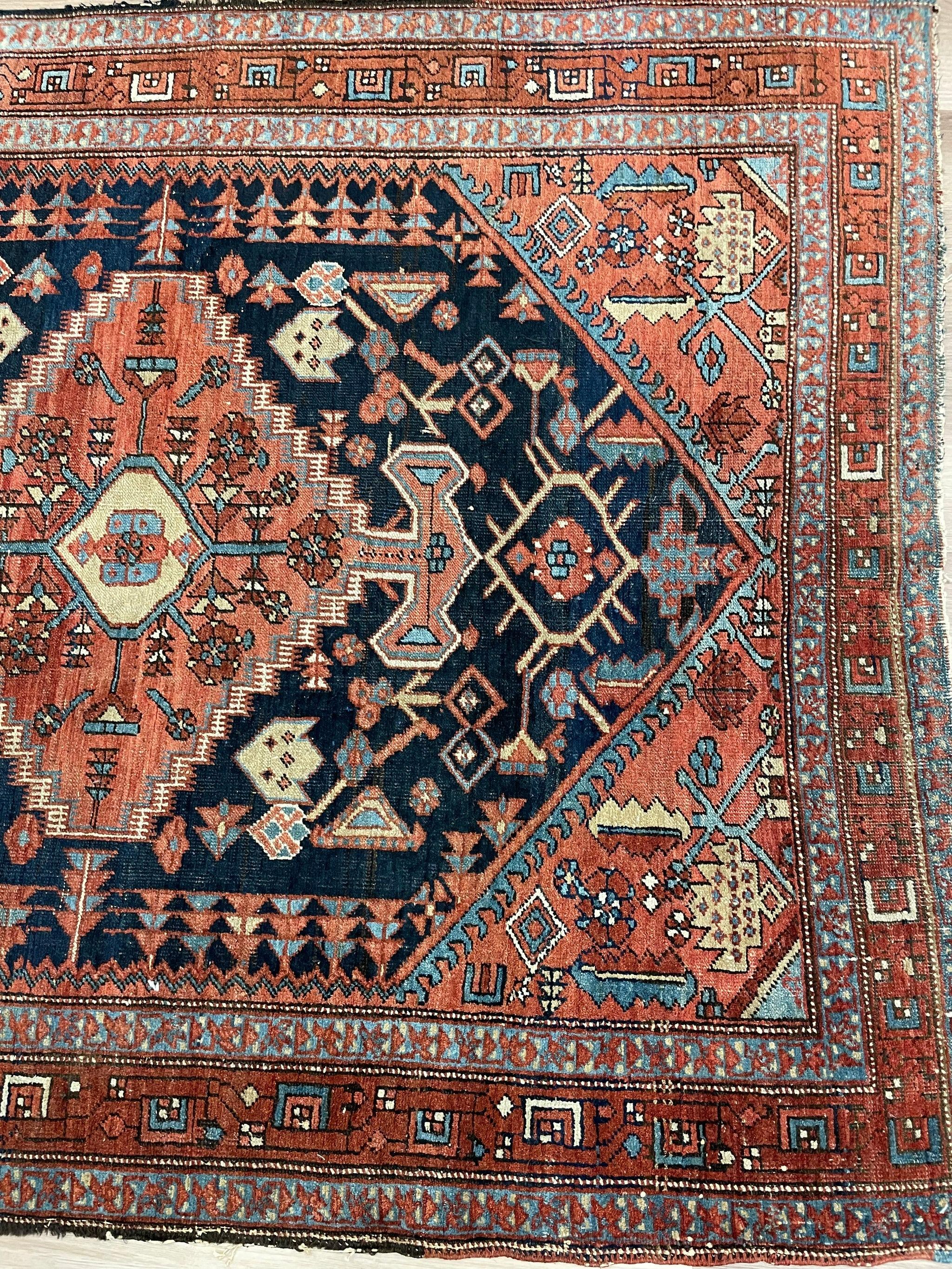 Wunderschöner Vintage-Nordwest-Bakshayesh-Teppich im Angebot 11
