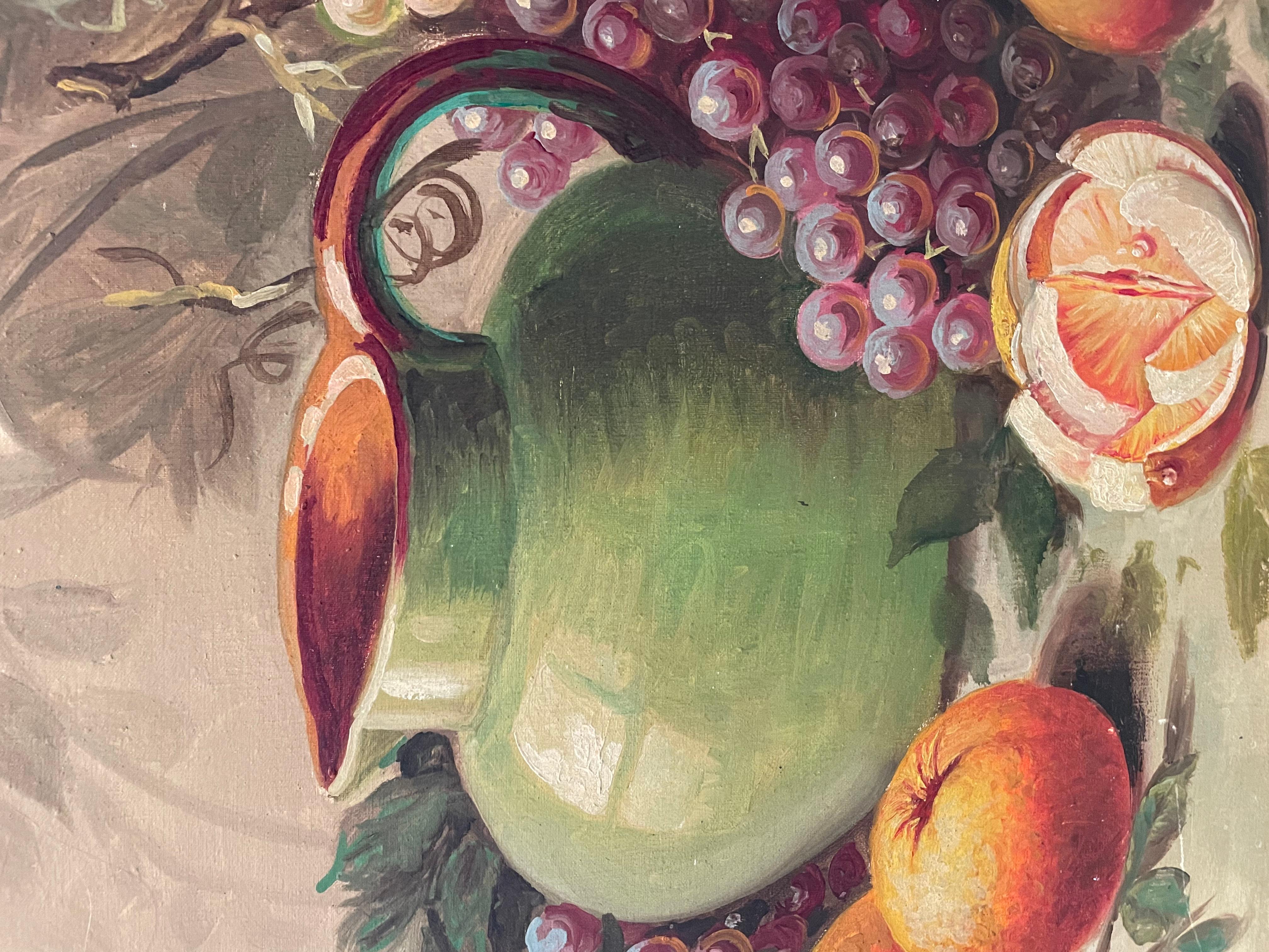 antique fruit painting