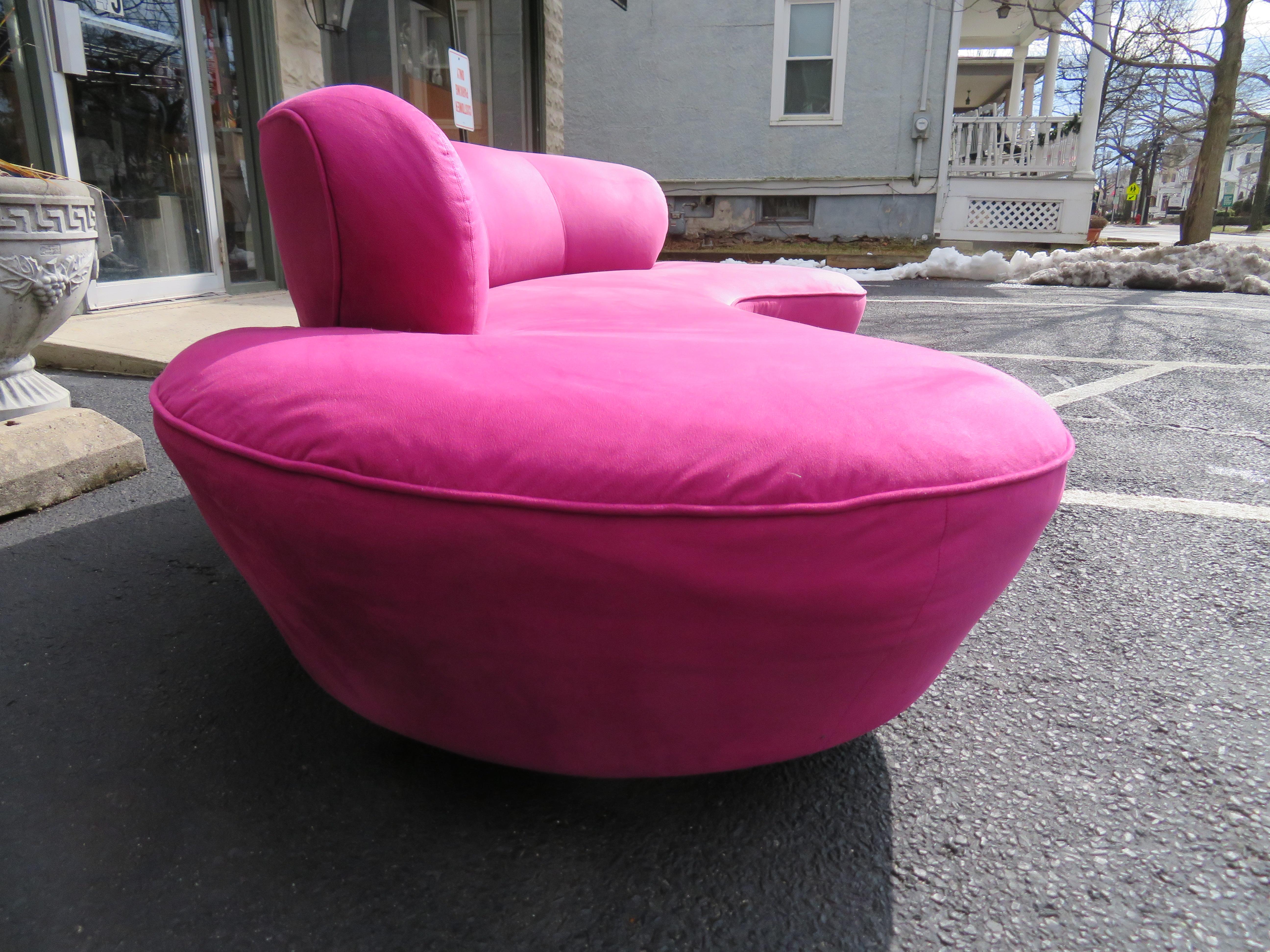 Late 20th Century Gorgeous Vladimir Kagan Curved Cloud Sofa for Directional, Mid-Century Modern