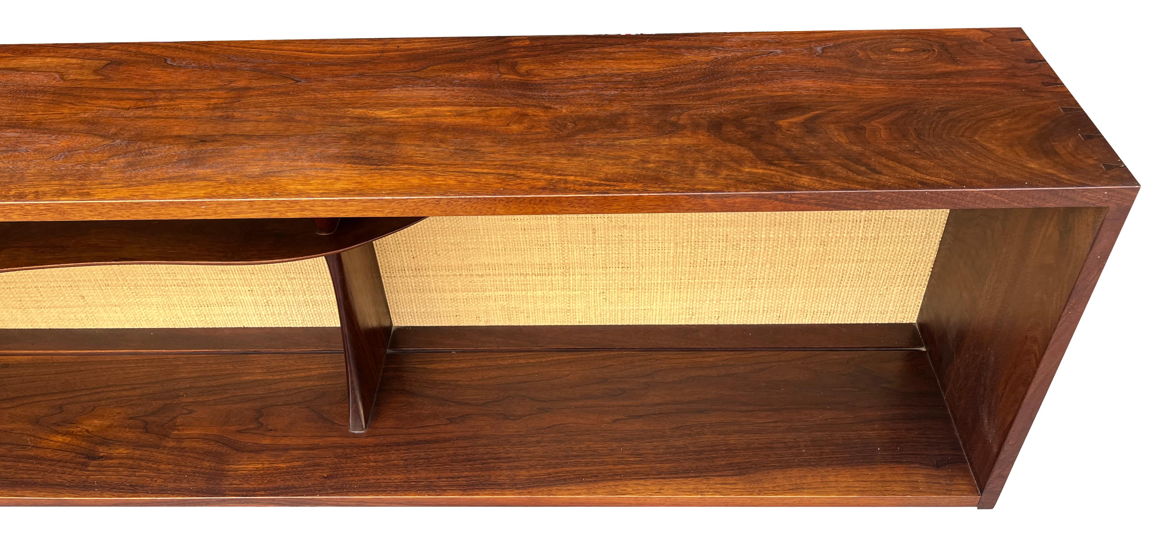 Gorgeous Wall HangingDisplay Shelf by Phillip Lloyd Powell For Sale 3