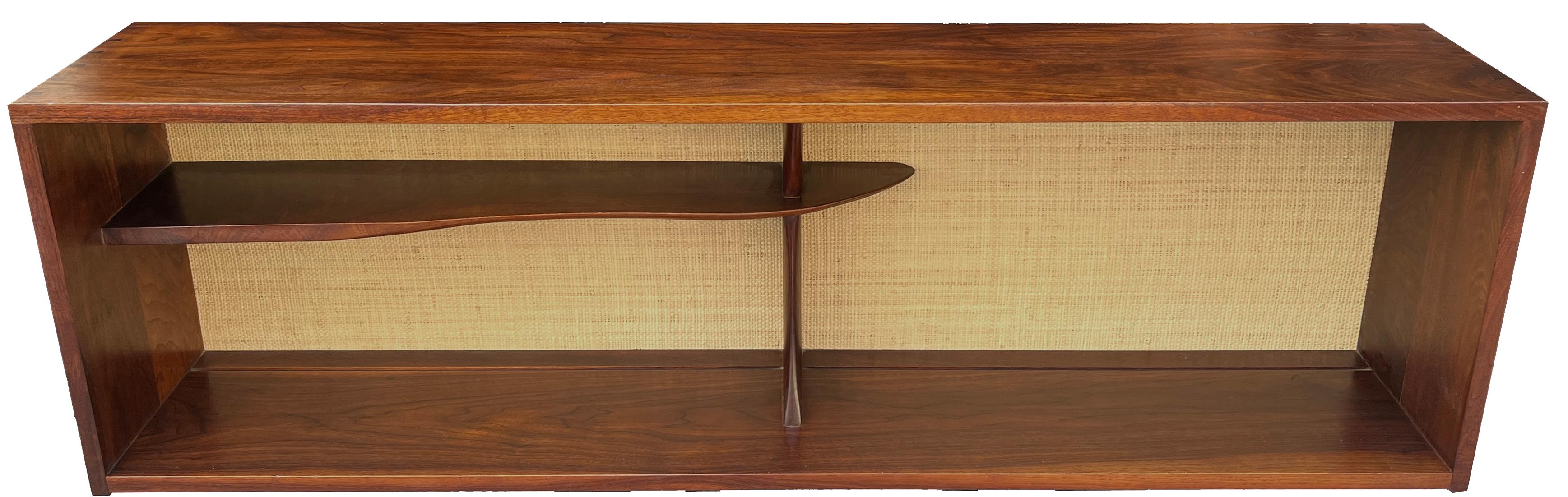 American Gorgeous Wall HangingDisplay Shelf by Phillip Lloyd Powell For Sale