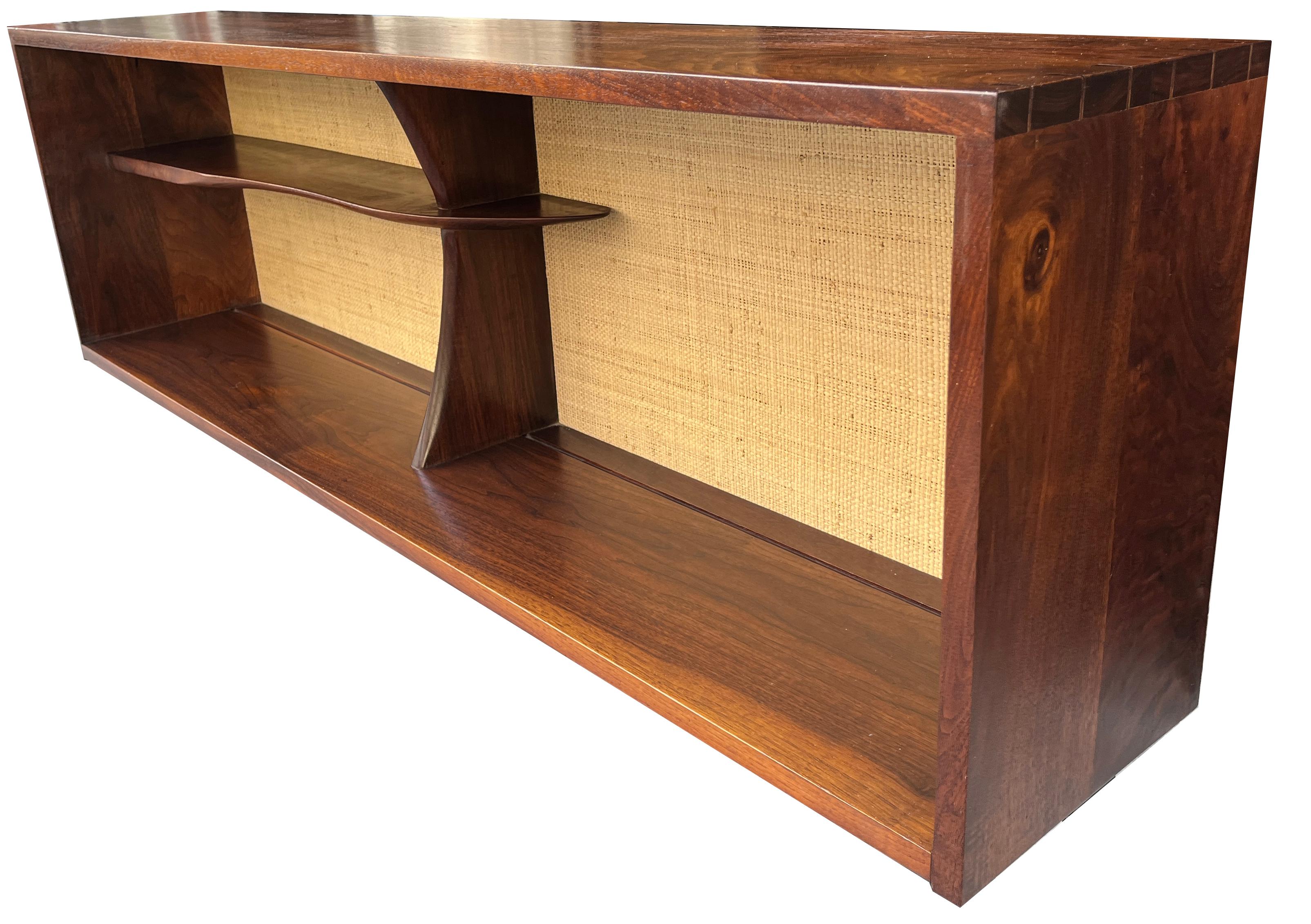 20th Century Gorgeous Wall HangingDisplay Shelf by Phillip Lloyd Powell For Sale