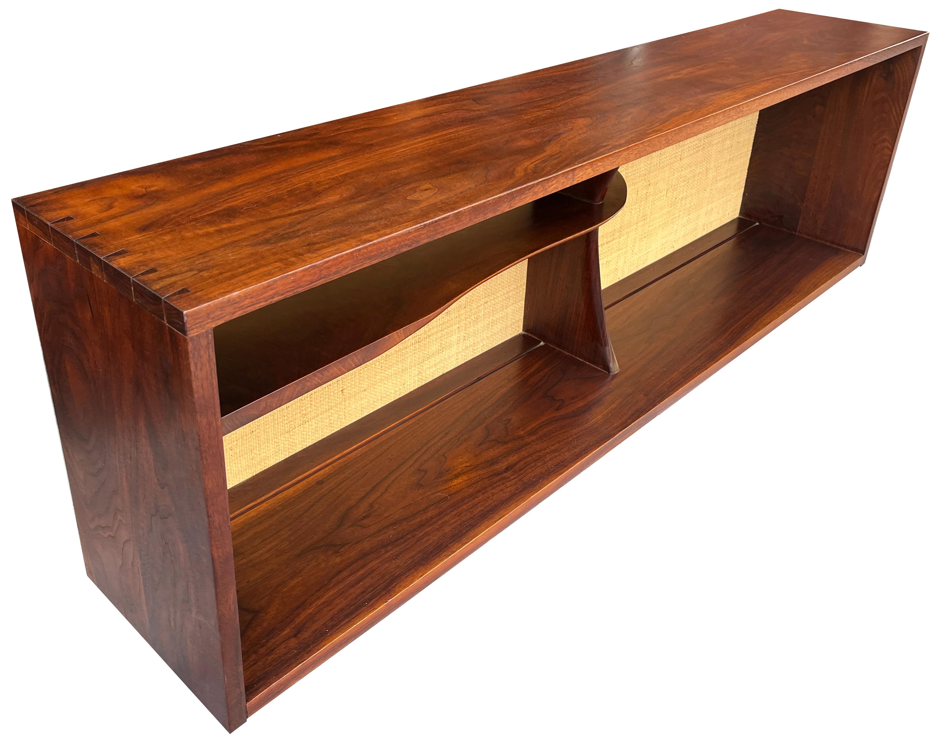 Gorgeous Wall HangingDisplay Shelf by Phillip Lloyd Powell For Sale 2
