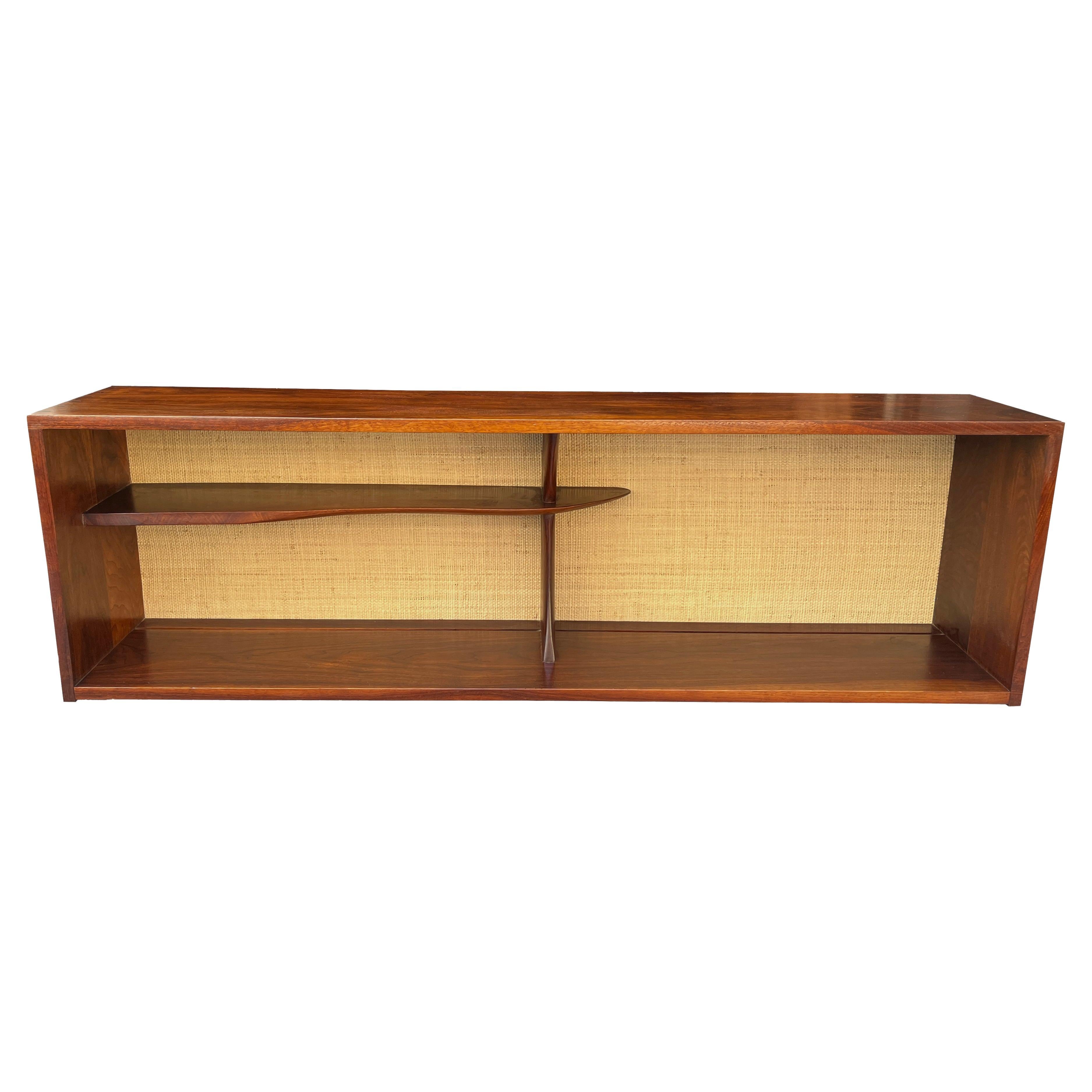 Gorgeous Wall HangingDisplay Shelf by Phillip Lloyd Powell For Sale