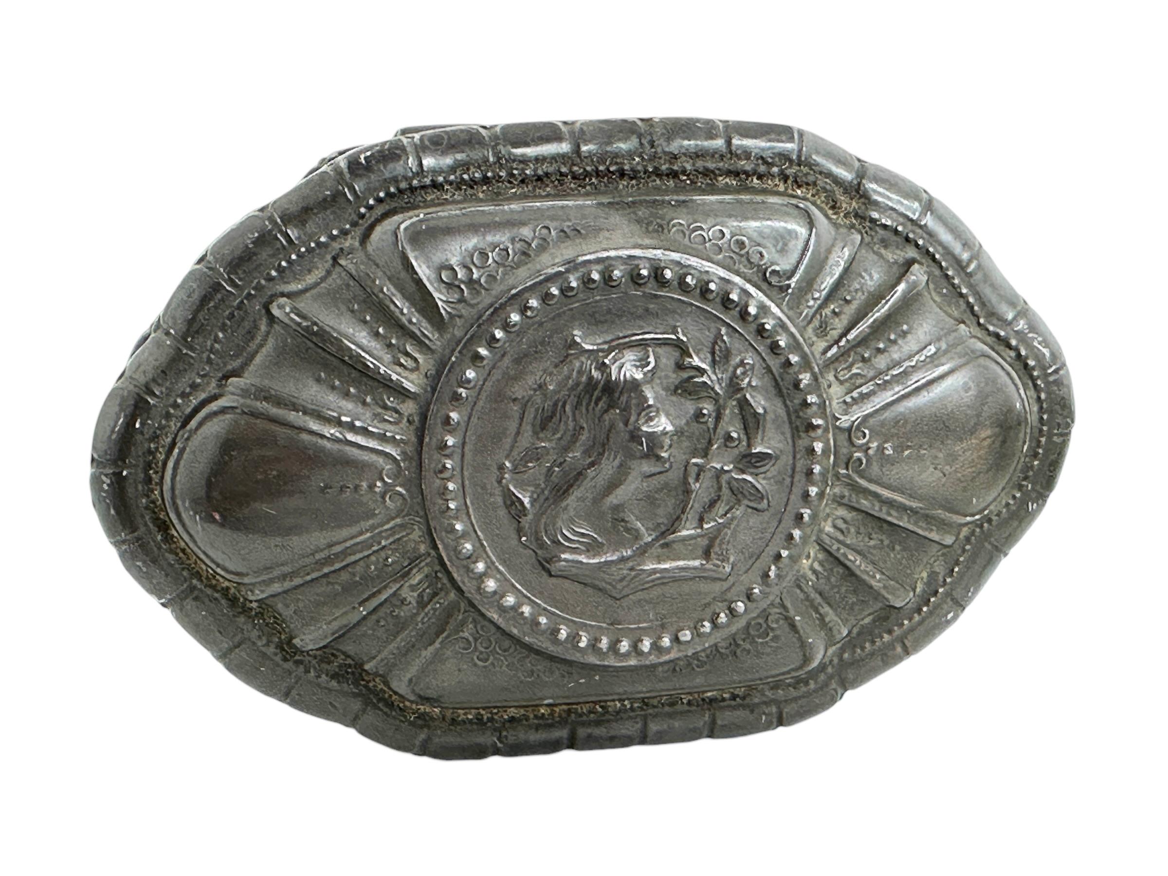 Metal Gorgeous Warsaw Souvenir Trinket Jewelry Box Antique, Poland, 1920s For Sale