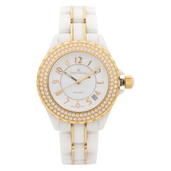 Gorgio Milano Ceramic White Dial Quartz Ladies Watch GM7060GLWH