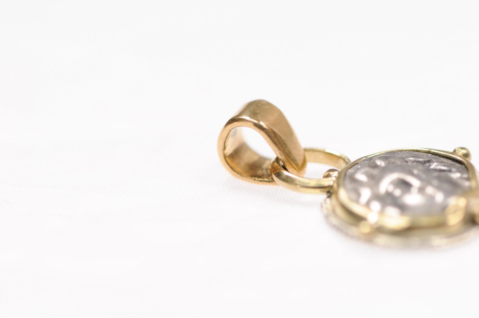 Ciondolo Gorgoneion Pisidia Selge con oro 22K in vendita 7