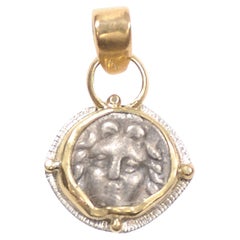 Colgante Gorgoneion Pisidia Selge c oro 22K
