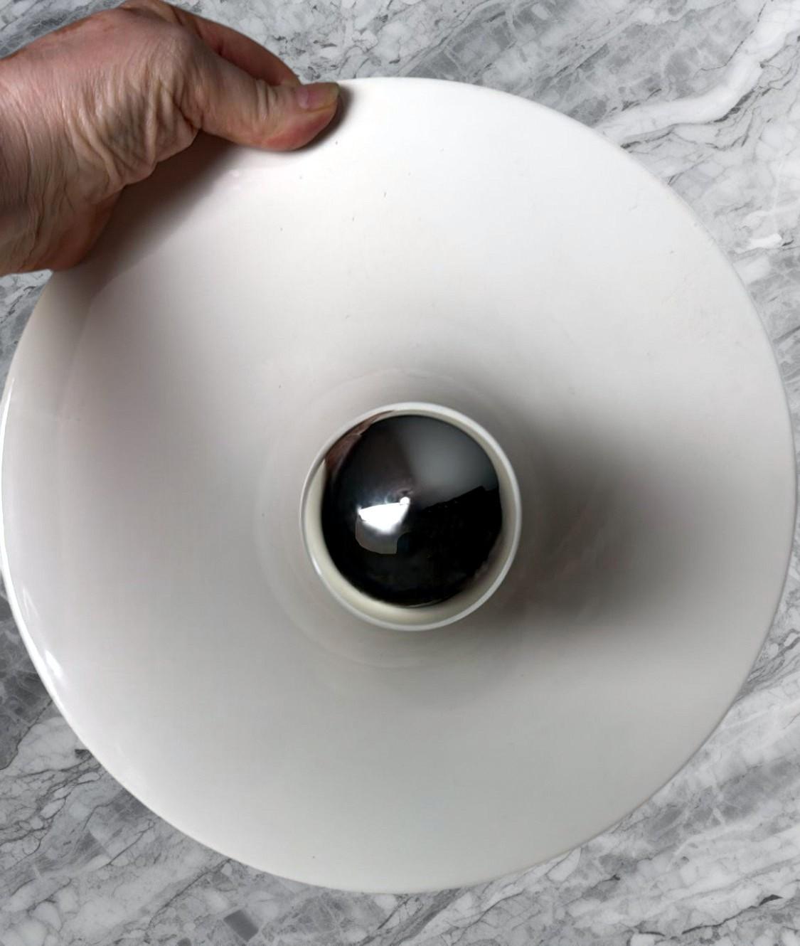 Gorgoni Gianluigi Style Pair of Italian Ceiling Wall Lamps in Lacquered Aluminum en venta 5