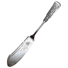 Gorham 1880 Fountainbleau Sterling Silver Master Butter Knife