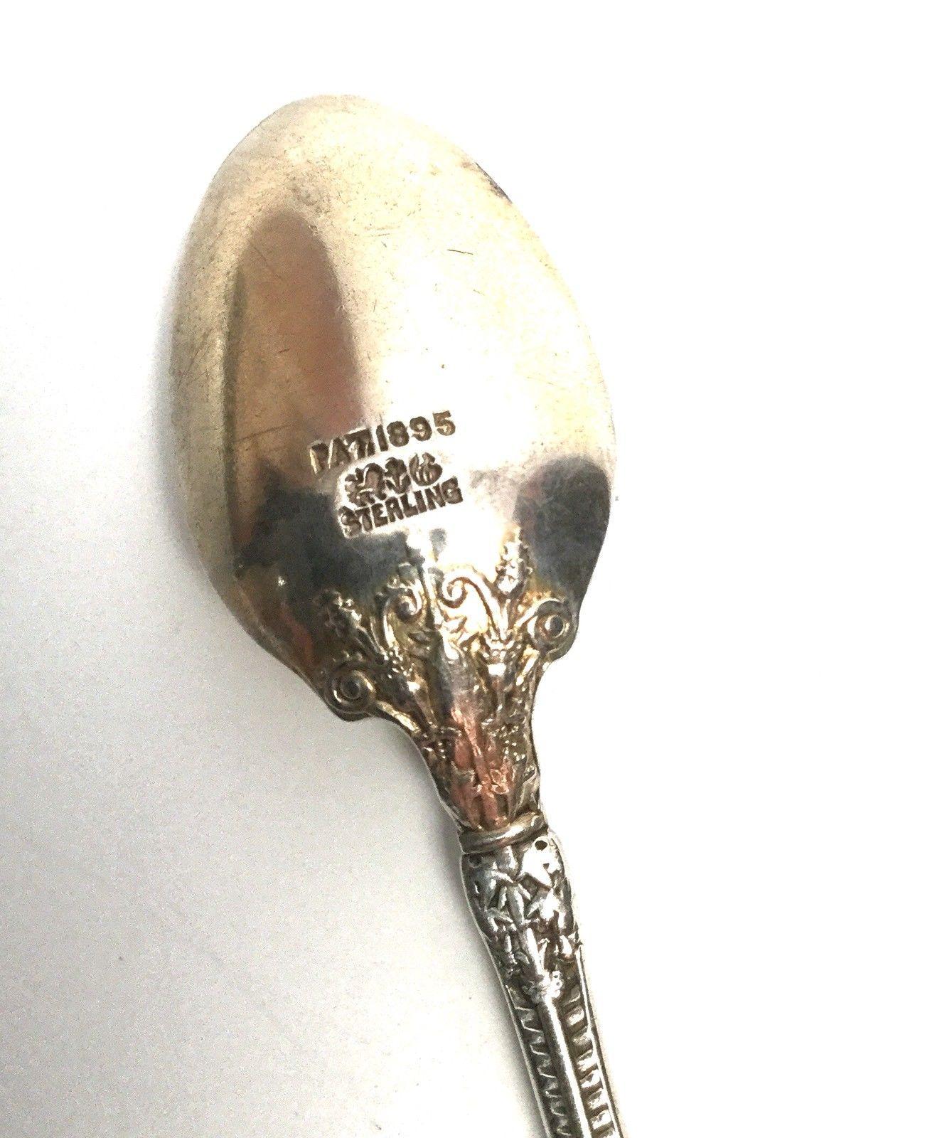 Gorham 1894 Mythologique Sterling Silver Set of 9 Demitasse Spoons 2