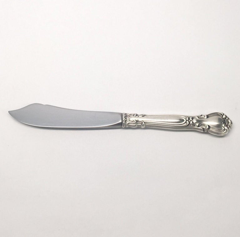 Gorham 1895 Chantilly Sterling Silver Handle Master Butter Knife No