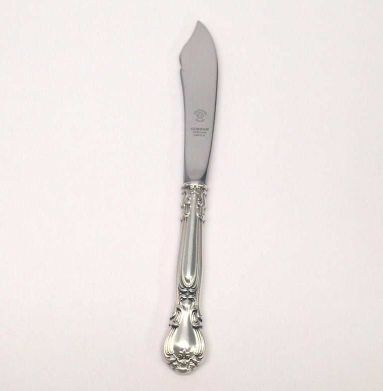 Gorham 1895 Chantilly Sterling Silver Handle Master Butter Knife No