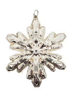 Gorham 1974 Sterling Silver Christmas Snowflake Ornament #22524