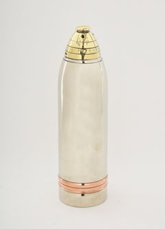 Gorham, a Rare Artillery Shell Cocktail Shaker, circa 1918