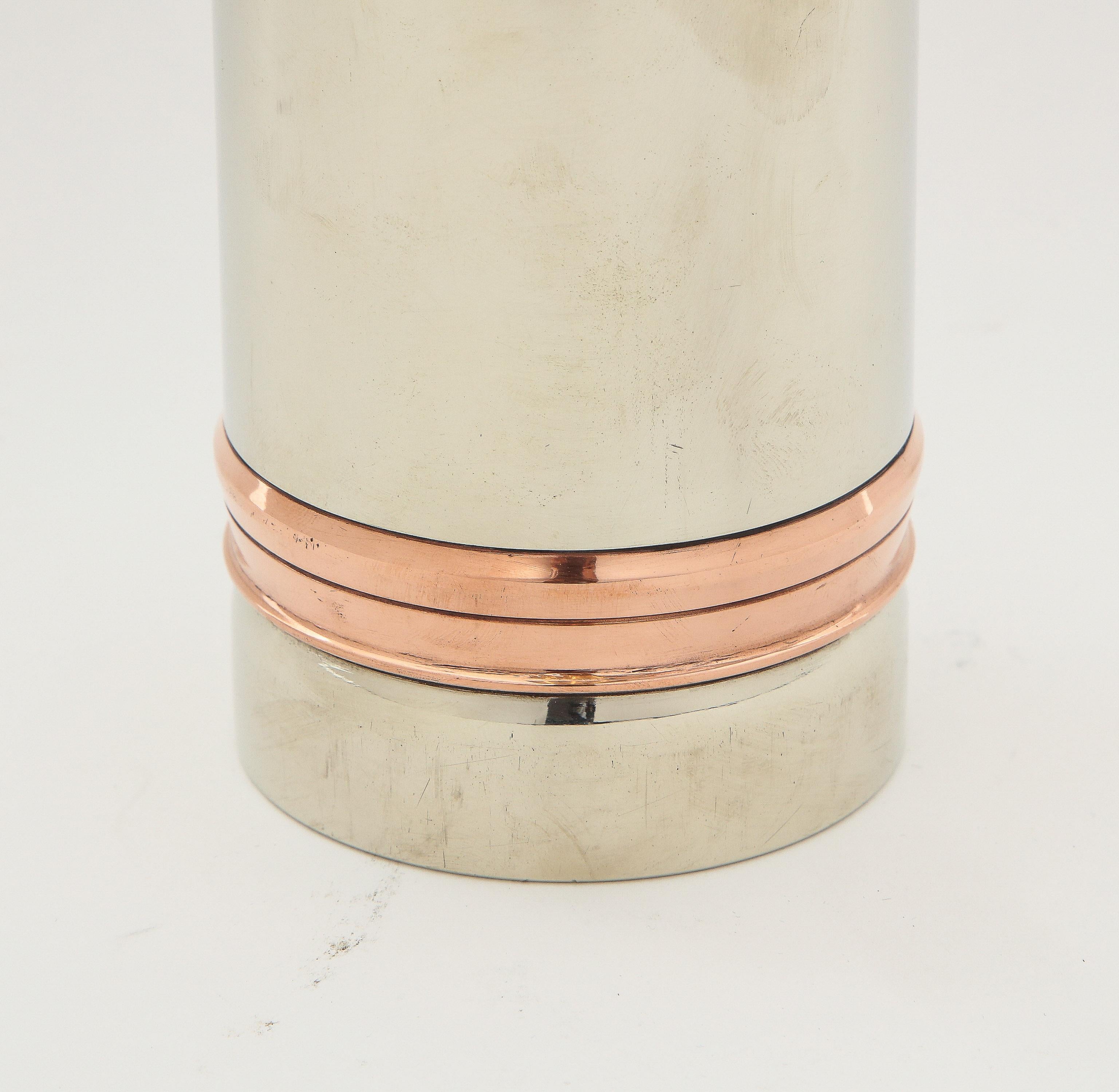 Gorham, a Rare Artillery Shell Cocktail Shaker, circa 1918 1