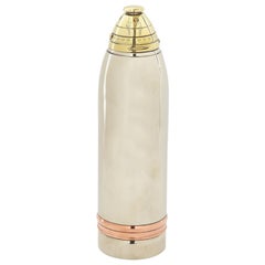 Antique Gorham, a Rare Artillery Shell Cocktail Shaker, circa 1918