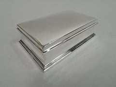 Boîte moderne américaine en argent sterling Gorham